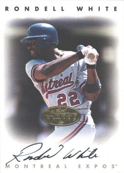 1996 Leaf Signature Series - Autographs Gold #NNO Rondell White Front