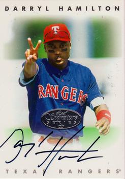 1996 Leaf Signature Series - Autographs Silver #NNO Darryl Hamilton Front