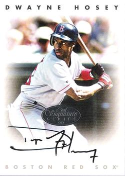 1996 Leaf Signature Series - Autographs Silver #NNO Dwayne Hosey Front
