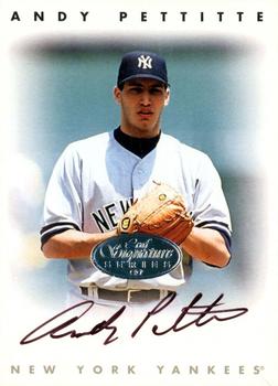 1996 Leaf Signature Series - Autographs Silver #NNO Andy Pettitte Front