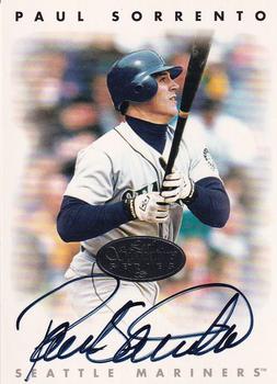 1996 Leaf Signature Series - Autographs Silver #NNO Paul Sorrento Front