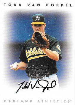 1996 Leaf Signature Series - Autographs Silver #NNO Todd Van Poppel Front