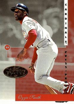 1996 Leaf Signature Series - Press Proofs Gold #52 Ozzie Smith Front