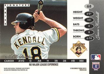 1996 Leaf Signature Series - Press Proofs Gold #68 Jason Kendall Back