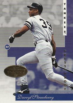 1996 Leaf Signature Series - Press Proofs Gold #109 Darryl Strawberry Front