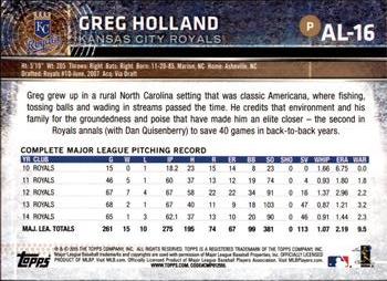 2015 Topps American League All-Stars #AL-16 Greg Holland Back