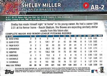 2015 Topps Atlanta Braves #AB-2 Shelby Miller Back