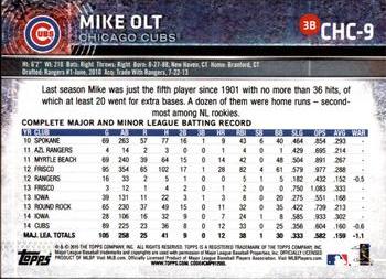 2015 Topps Chicago Cubs #CHC-9 Mike Olt Back