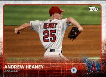 2015 Topps Los Angeles Angels #A-17 Andrew Heaney Front