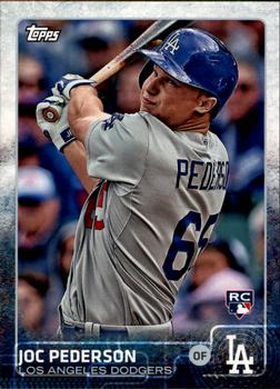 2015 Topps Los Angeles Dodgers #LAD9 Joc Pederson Front