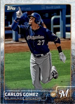 2015 Topps Milwaukee Brewers #MB-2 Carlos Gomez Front