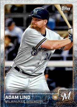 2015 Topps Milwaukee Brewers #MB-7 Adam Lind Front