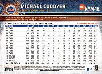 2015 Topps New York Mets #NYM-16 Michael Cuddyer Back