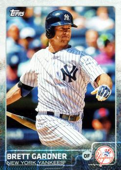 2015 Topps New York Yankees #NYY-3 Brett Gardner Front