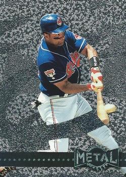 1996 Metal Universe - Platinum #42 Sandy Alomar Jr. Front