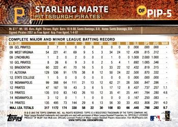 2015 Topps Pittsburgh Pirates #PIP-5 Starling Marte Back