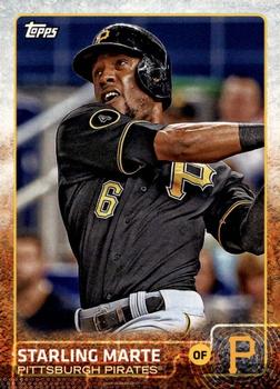 2015 Topps Pittsburgh Pirates #PIP-5 Starling Marte Front
