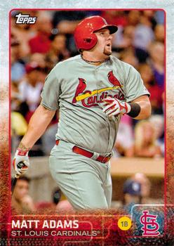 2015 Topps St. Louis Cardinals #SLC-12 Matt Adams Front