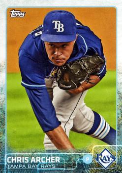 2015 Topps Tampa Bay Rays #TBR7 Chris Archer Front