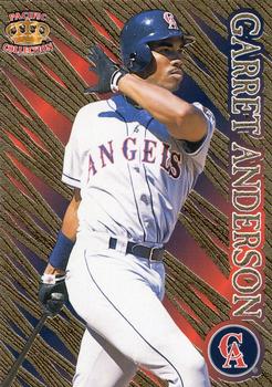 1996 Pacific Prism - Gold #P-83 Garret Anderson Front