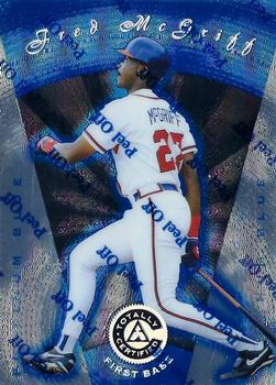 1997 Pinnacle Totally Certified - Platinum Blue #8 Fred McGriff Front