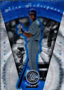 1997 Pinnacle Totally Certified - Platinum Blue #22 Alex Rodriguez Front