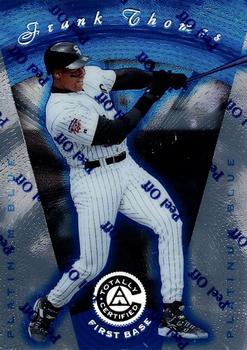 1997 Pinnacle Totally Certified - Platinum Blue #41 Frank Thomas Front