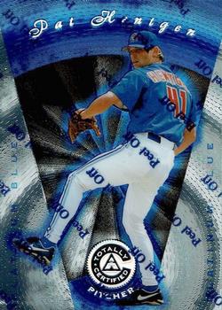 1997 Pinnacle Totally Certified - Platinum Blue #55 Pat Hentgen Front