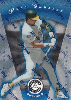 1997 Pinnacle Totally Certified - Platinum Blue #90 Jose Canseco Front