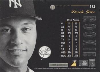 1996 Pinnacle Aficionado - Artist's Proofs #163 Derek Jeter Back