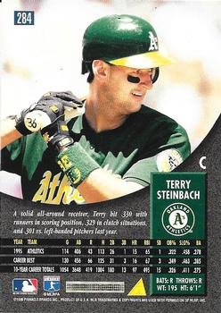 1996 Pinnacle - Foil #284 Terry Steinbach Back