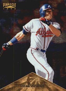 1996 Pinnacle - Foil #286 Dave Justice Front