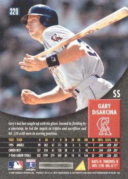 1996 Pinnacle - Foil #320 Gary DiSarcina Back