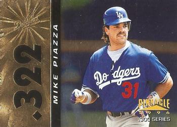 1996 Pinnacle - Foil #322 Mike Piazza Front