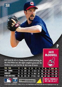 1996 Pinnacle - Foil #359 Jack McDowell Back