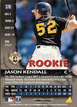 1996 Pinnacle - Foil #376 Jason Kendall Back