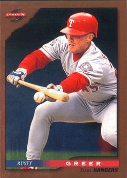 1996 Score - Dugout Collection (Series One) #29 Rusty Greer Front