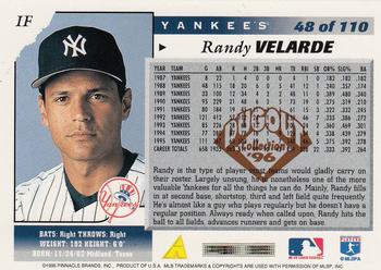1996 Score - Dugout Collection (Series One) #48 Randy Velarde Back