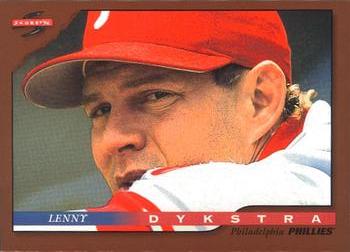 1996 Score - Dugout Collection (Series One) #57 Lenny Dykstra Front