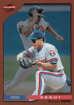 1996 Score - Dugout Collection (Series One) #84 David Segui Front