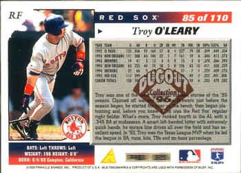 1996 Score - Dugout Collection (Series One) #85 Troy O'Leary Back