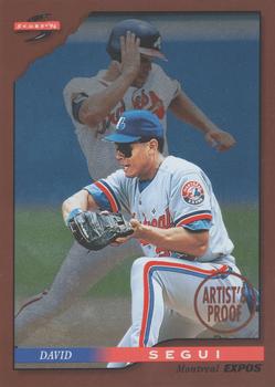 1996 Score - Dugout Collection Artist's Proofs (Series One) #84 David Segui Front
