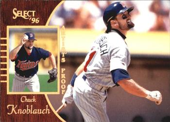1996 Select - Artist's Proofs #5 Chuck Knoblauch Front