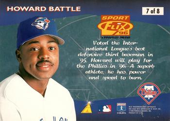 1996 Sportflix - Rookie Jumbos #7 Howard Battle Back