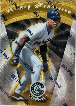 1997 Pinnacle Totally Certified - Platinum Gold #76 Rickey Henderson Front