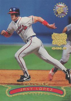 1996 Stadium Club - Extreme Players Gold #NNO Javy Lopez Front