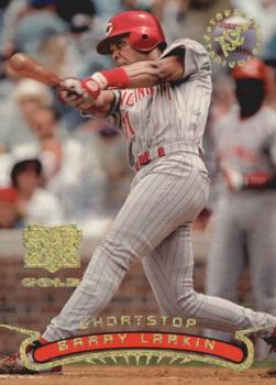1996 Stadium Club - Extreme Players Gold #NNO Barry Larkin Front