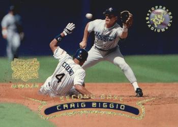 1996 Stadium Club - Extreme Players Gold #NNO Craig Biggio Front
