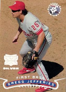 1996 Stadium Club - Extreme Players Silver #NNO Gregg Jefferies Front