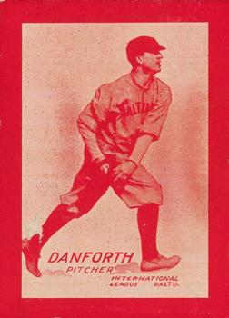 1914 Baltimore News Baltimore Orioles/Terrapins #NNO Dave Danforth Front
